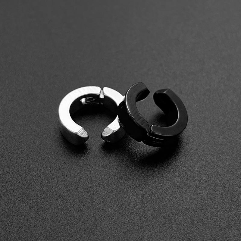 Ear clips men's earrings without piercings men's earrings single