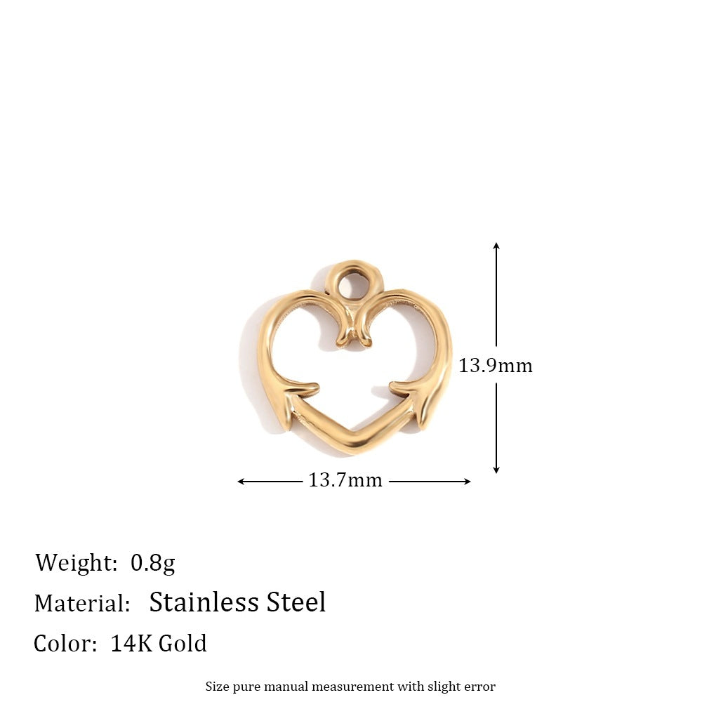 1 Piece 304 Stainless Steel 14K Gold Plated Geometric Jewelry Accessories Pendant