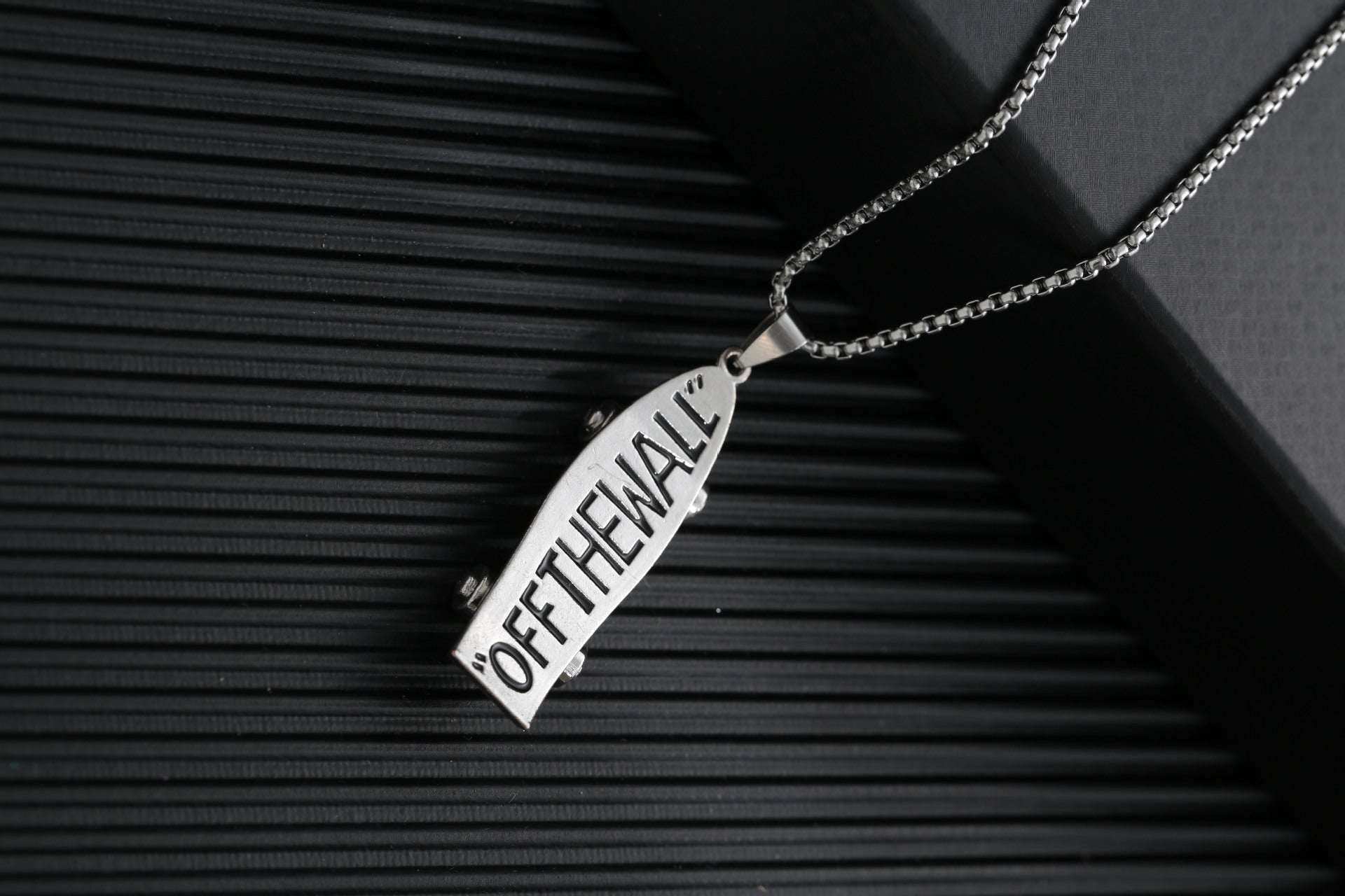 Titanium steel sweater chain men's necklace