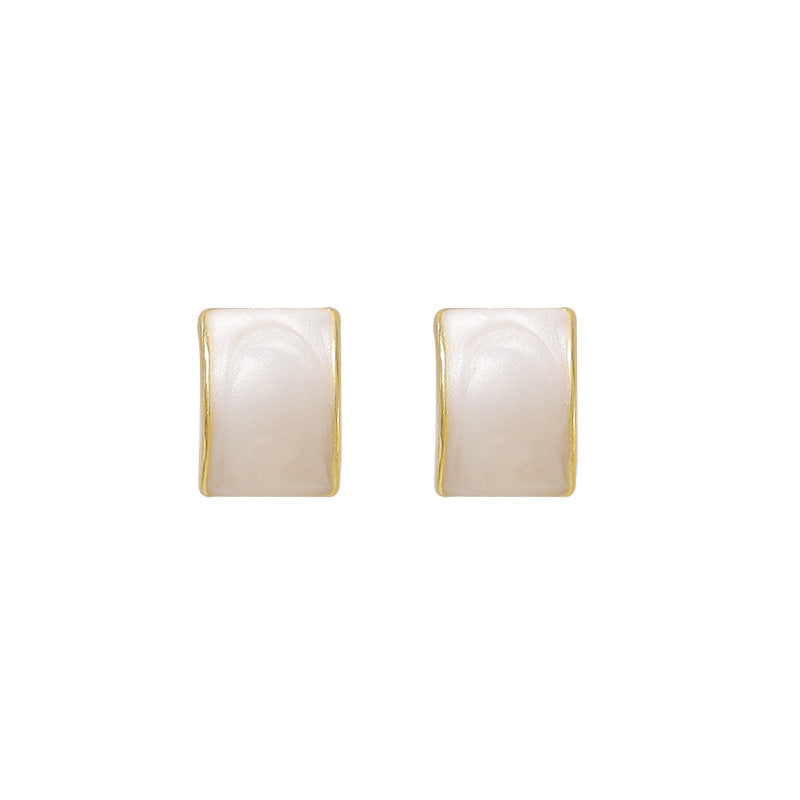 1 Pair Sweet IG Style Geometric Heart Shape Butterfly Inlay Alloy Rhinestones Pearl Drop Earrings Ear Studs