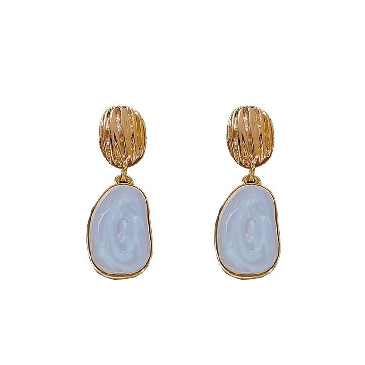 1 Pair Sweet IG Style Geometric Heart Shape Butterfly Inlay Alloy Rhinestones Pearl Drop Earrings Ear Studs