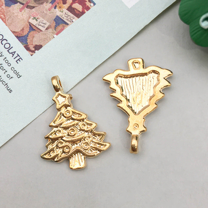 21 Models Per Model 1, 21/Pack 12 * 23mm 17*14mm 8*19mm Zinc alloy Christmas Tree Santa Claus Snowflake Pendant Jewelry Accessories