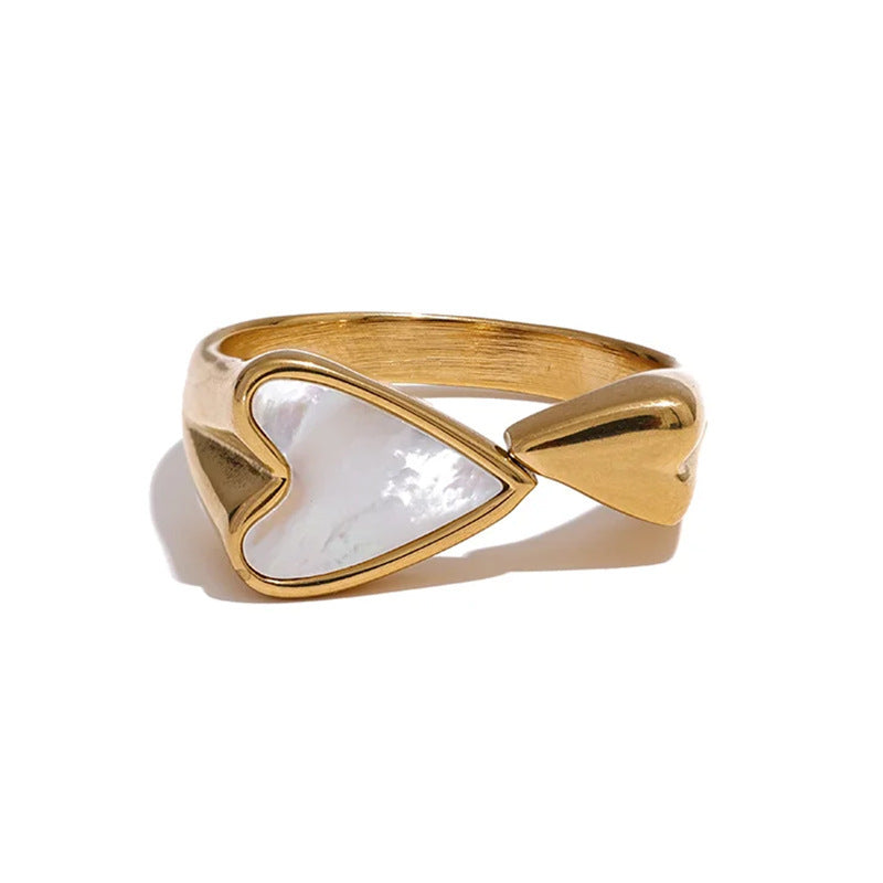 Wholesale Jewelry Sweet Bow Knot Titanium Steel Plating Rings