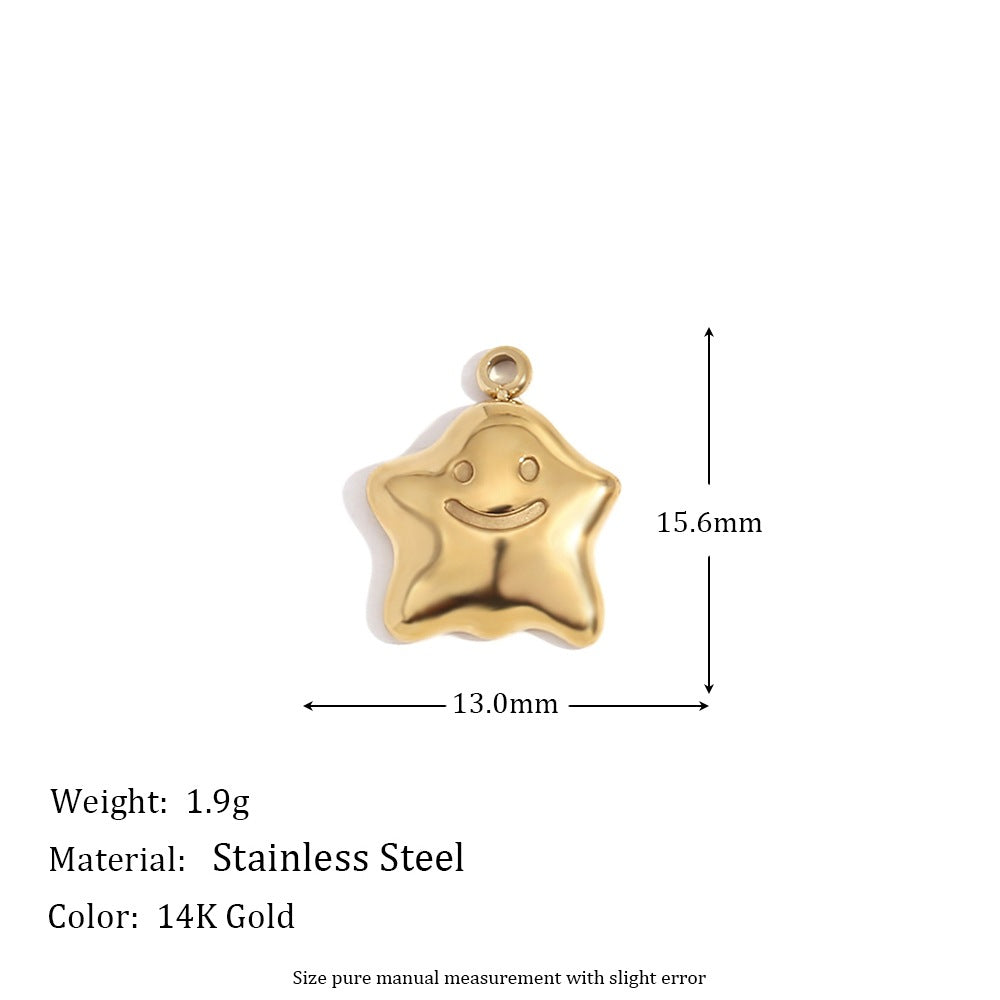 1 Piece 304 Stainless Steel 14K Gold Plated Geometric Jewelry Accessories Pendant