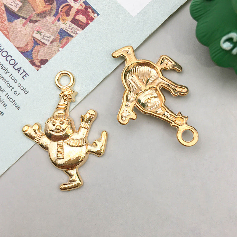 21 Models Per Model 1, 21/Pack 12 * 23mm 17*14mm 8*19mm Zinc alloy Christmas Tree Santa Claus Snowflake Pendant Jewelry Accessories