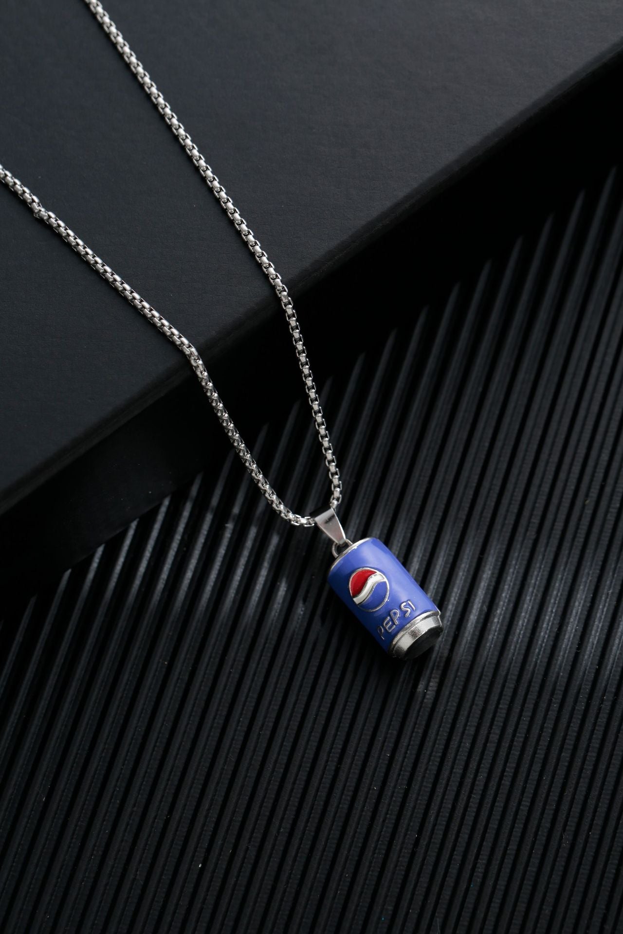 Titanium steel sweater chain men's necklace