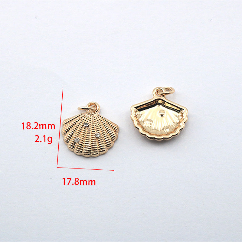 Accesorios de joyería DIY Aleación Serie Océano Colgante Delfín Estrella de Mar Tortuga Colgantes 100 piezas