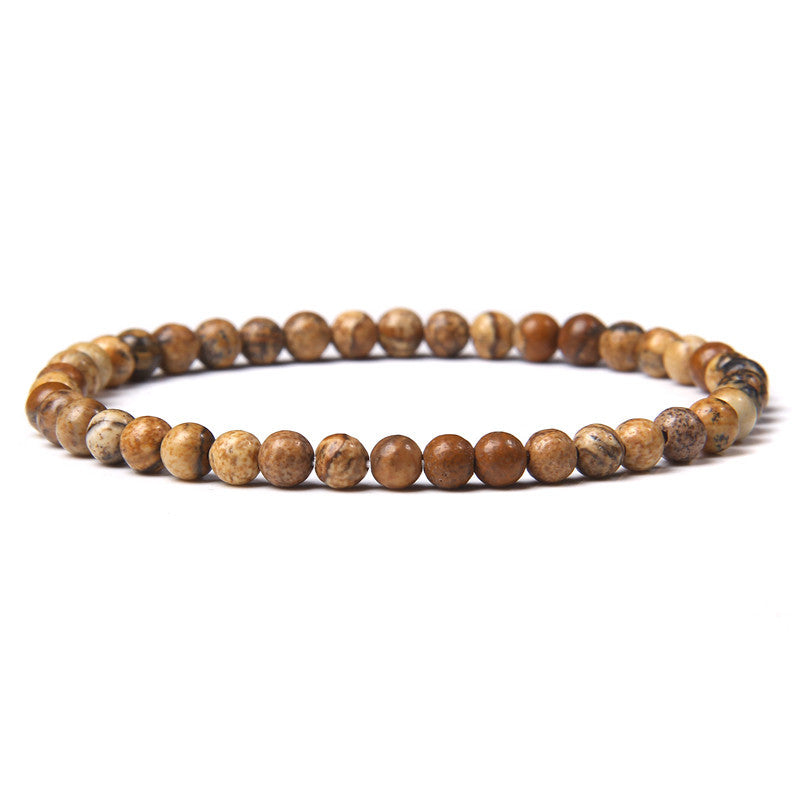 Casual Retro Geometric natural stone Agate Bracelets In Bulk