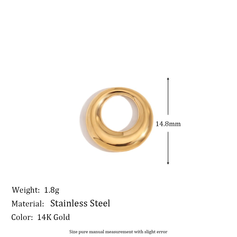 1 Piece 304 Stainless Steel 14K Gold Plated Geometric Jewelry Accessories Pendant