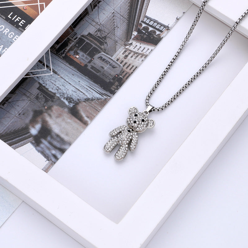 Titanium steel necklace men's hip hop street alloy pendant
