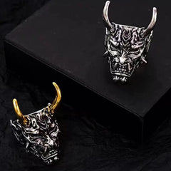 Anillo Prajna de Cuerno Dorado, Máscara Fantasma Masculina, Accesorios 