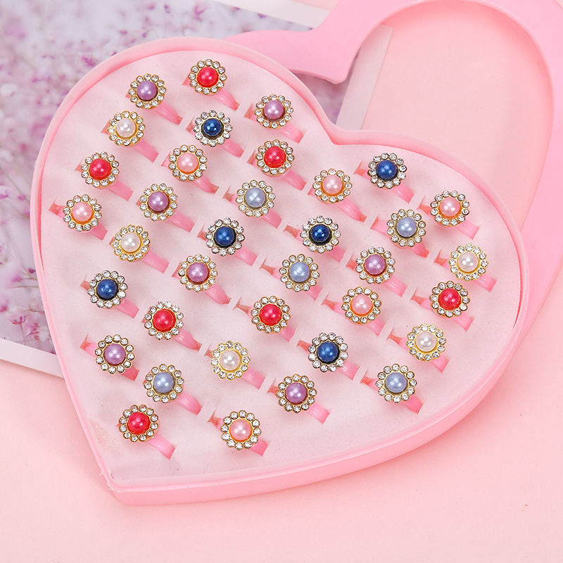 Children's Ring Girls Princess Jewelry Cartoon Small Ring