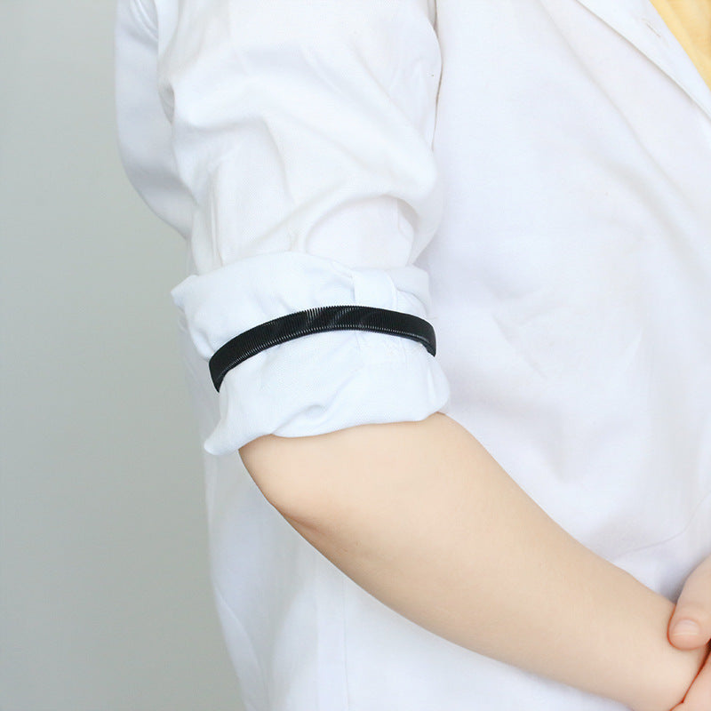 Pulsera de resorte de metal, la pulsera se puede estirar y elástica.