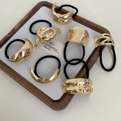 Women's Korean Style IG Style Geometric Metal Hair Tie