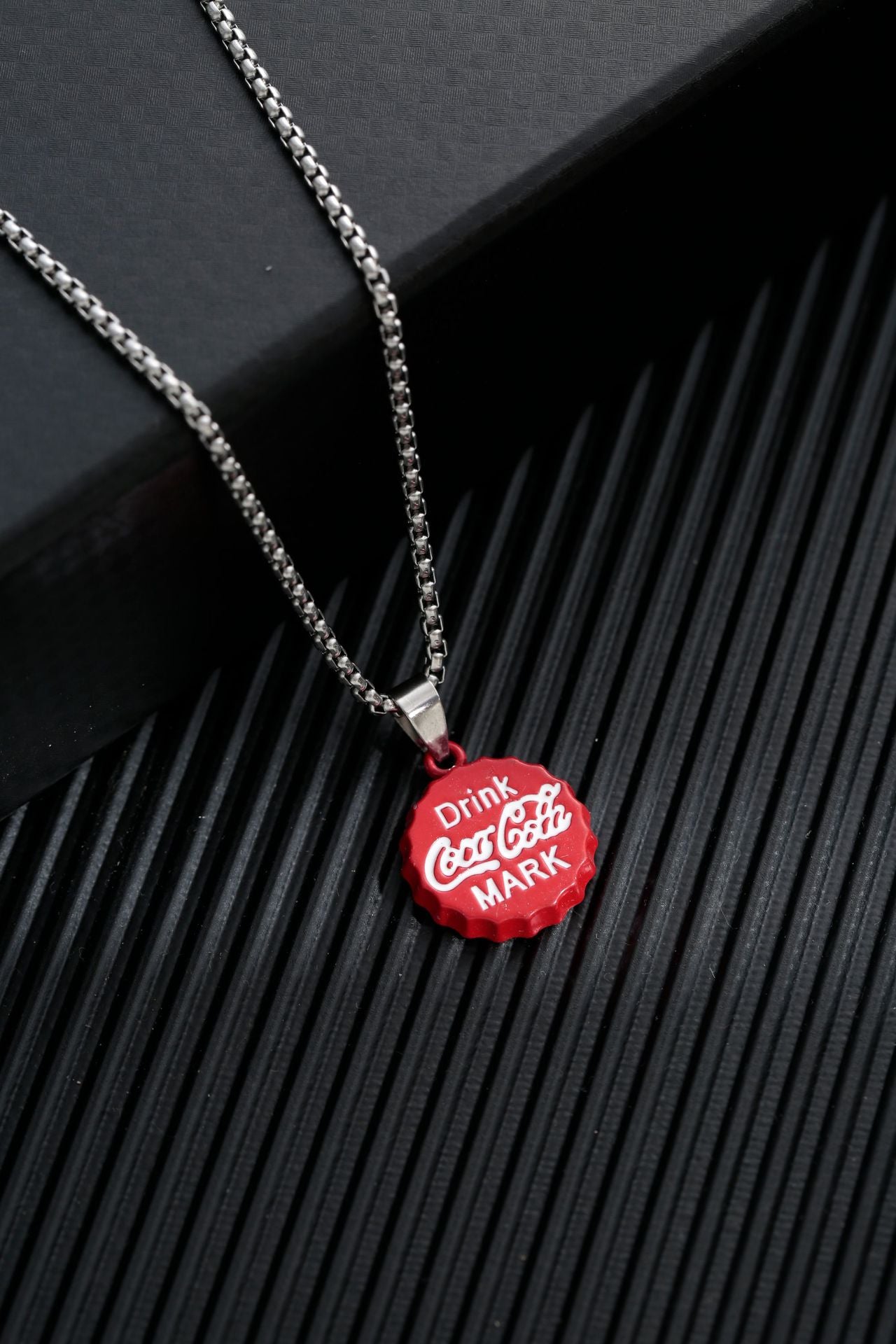 Titanium steel sweater chain men's necklace