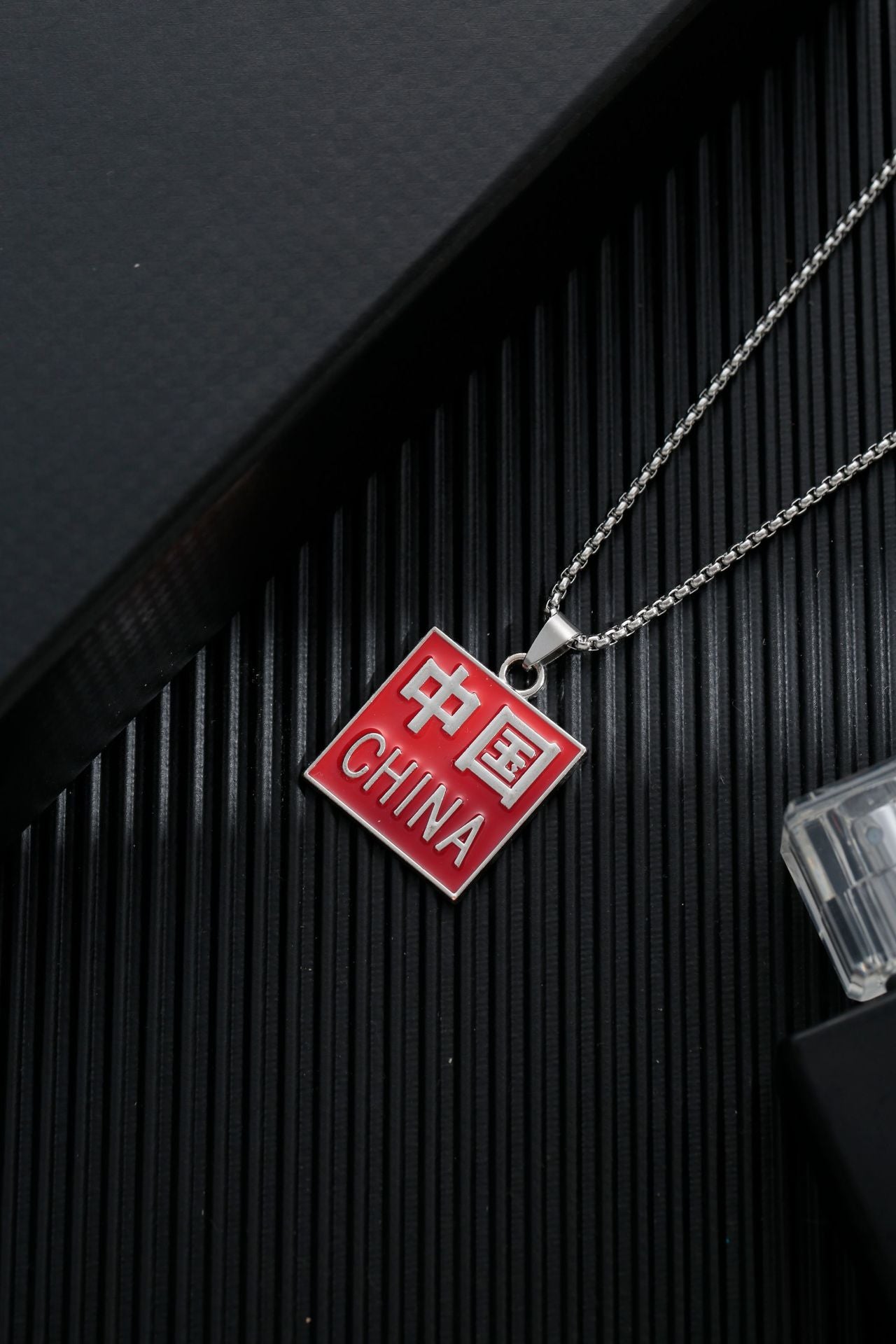 Titanium steel sweater chain men's necklace