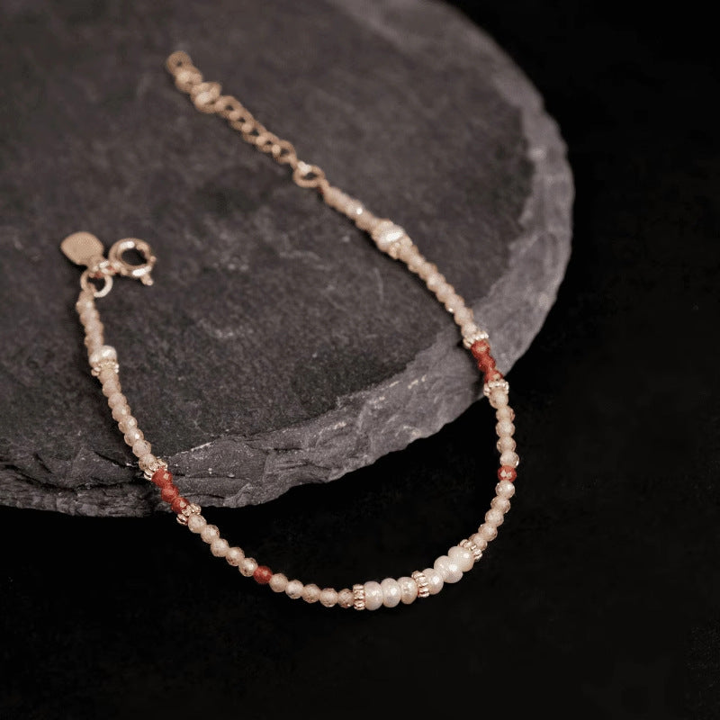 Accesorios para collar de cuentas de piedra natural y perla Accesorios para collar de clavícula 