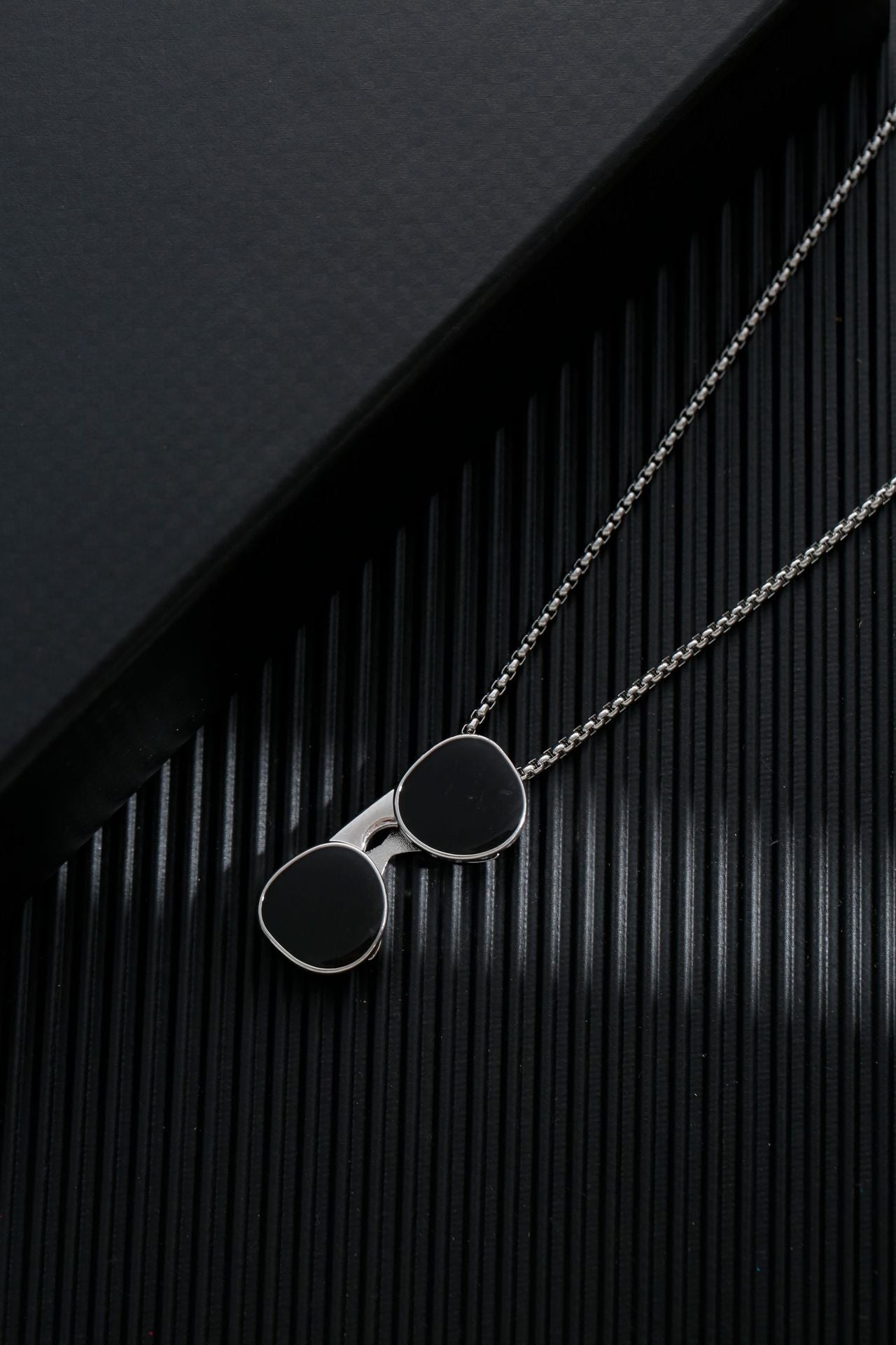Titanium steel sweater chain men's necklace