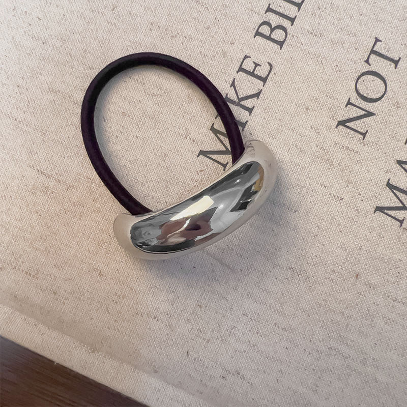Women's Simple Style Solid Color Alloy Hair Tie