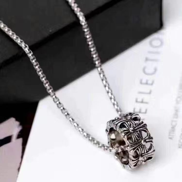 Collar de acero de titanio para hombre, cadena de clavícula, colgante cubano, cadena para el cuello 
