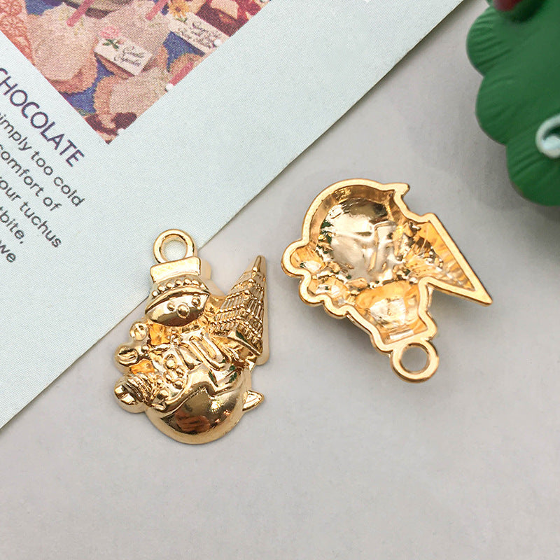 21 Models Per Model 1, 21/Pack 12 * 23mm 17*14mm 8*19mm Zinc alloy Christmas Tree Santa Claus Snowflake Pendant Jewelry Accessories