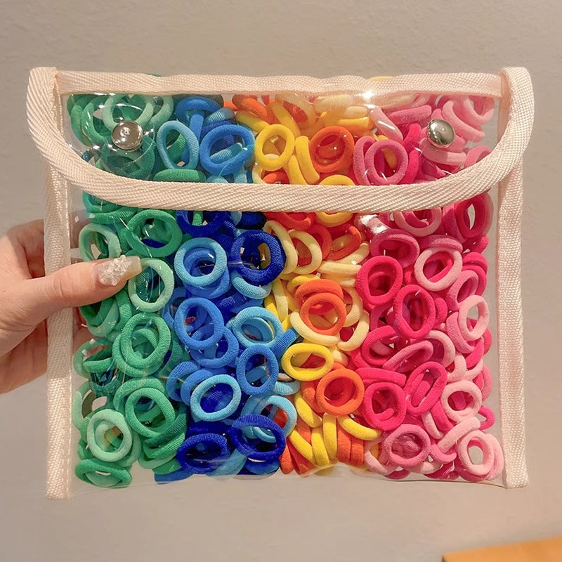 Banda para el cabello para niños, banda de goma elástica alta, cuerda para la cabeza para bebés 