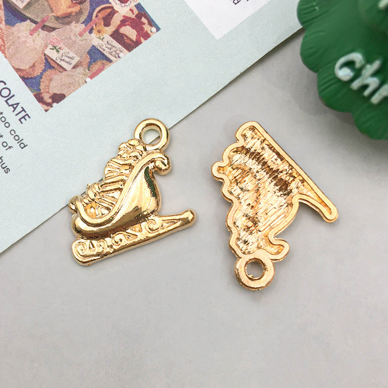 21 Models Per Model 1, 21/Pack 12 * 23mm 17*14mm 8*19mm Zinc alloy Christmas Tree Santa Claus Snowflake Pendant Jewelry Accessories