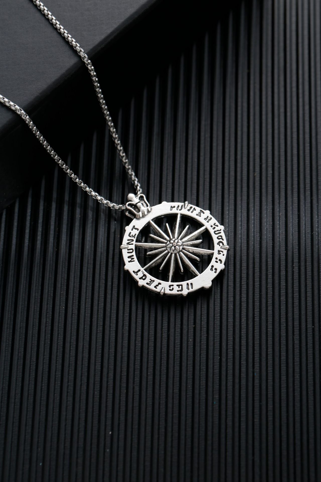 Titanium steel sweater chain men's necklace