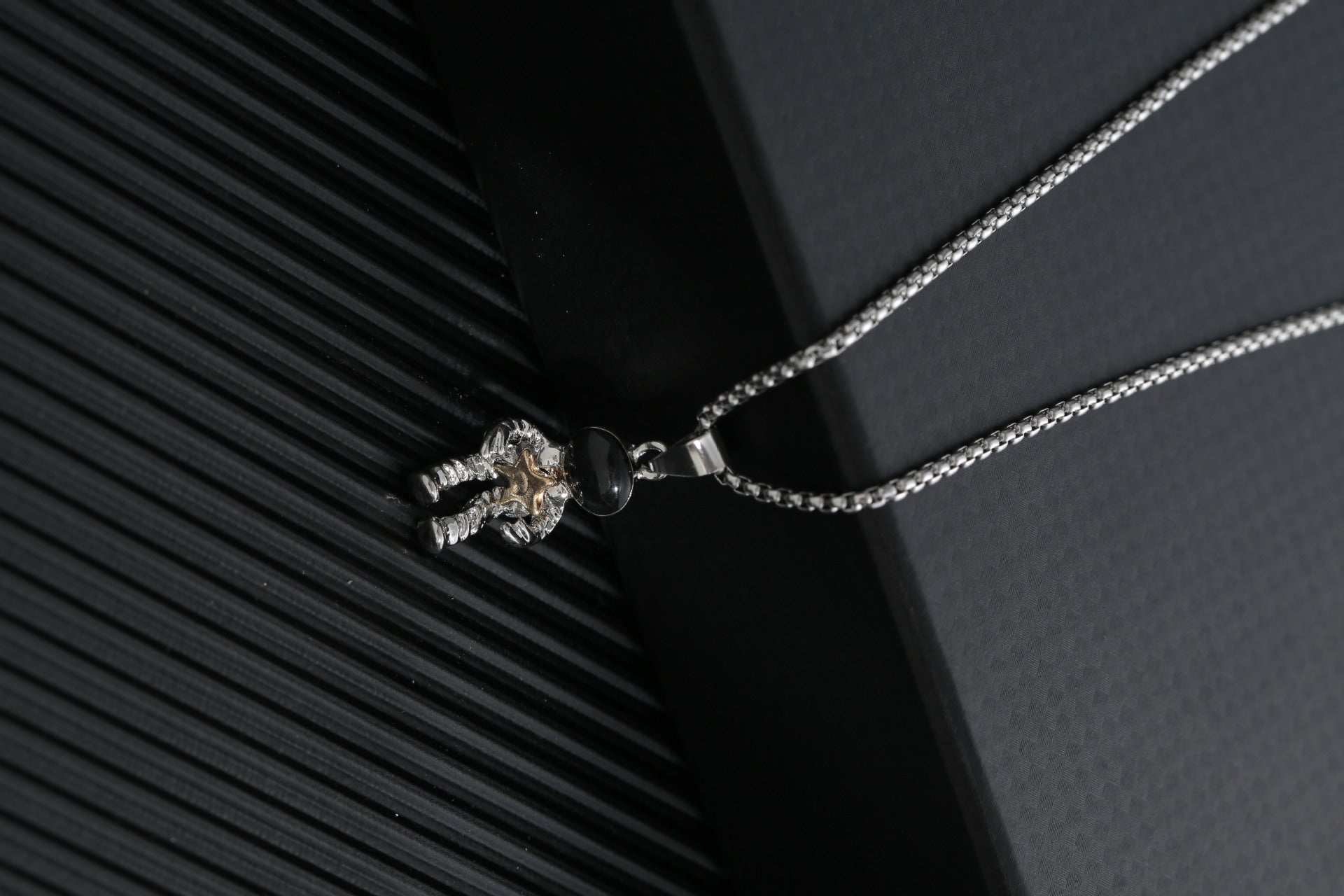 Titanium steel sweater chain men's necklace