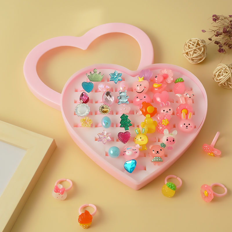 Children's Ring Girls Princess Jewelry Cartoon Small Ring
