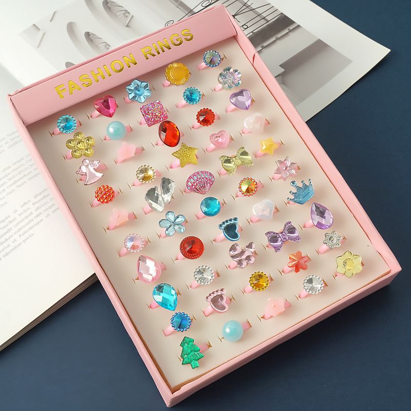 Children's Ring Girls Princess Jewelry Cartoon Small Ring