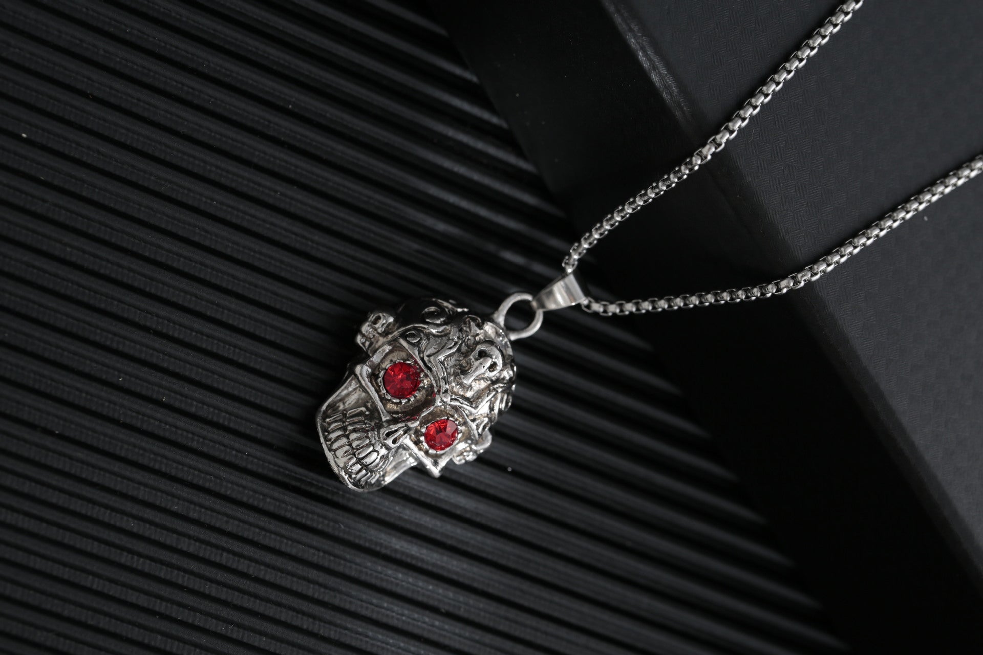 Titanium steel sweater chain men's necklace