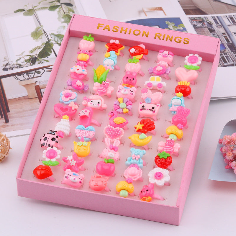 Children's Ring Girls Princess Jewelry Cartoon Small Ring