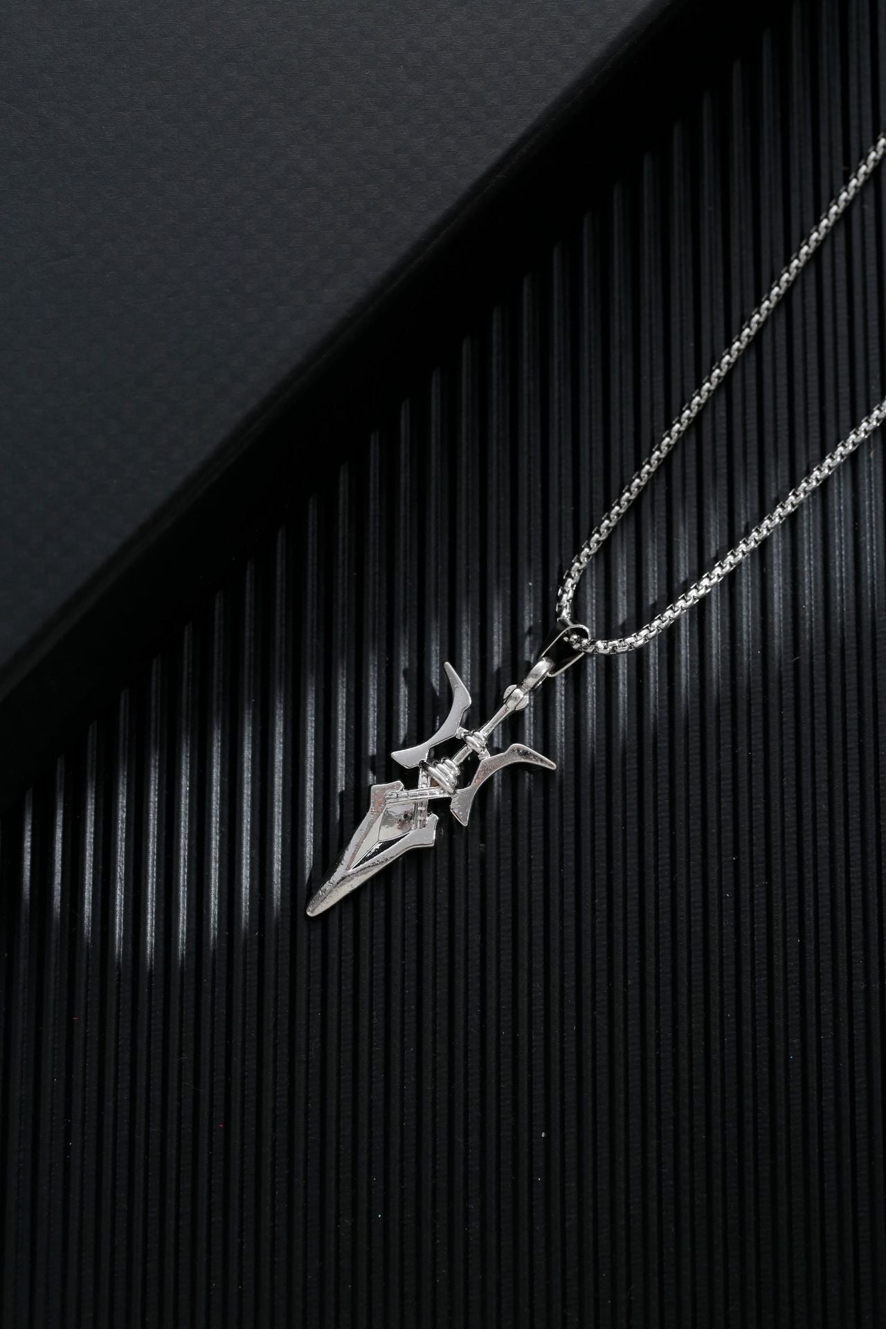 Titanium steel sweater chain men's necklace