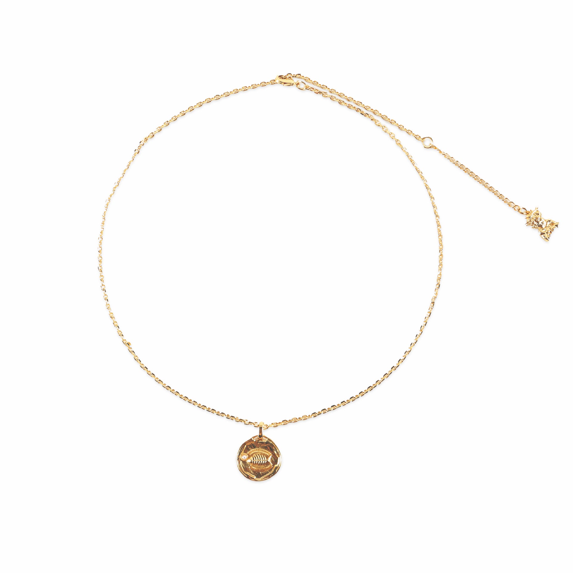 Collar de cadena de clavícula para mujer con colgante de cobre completo. 
