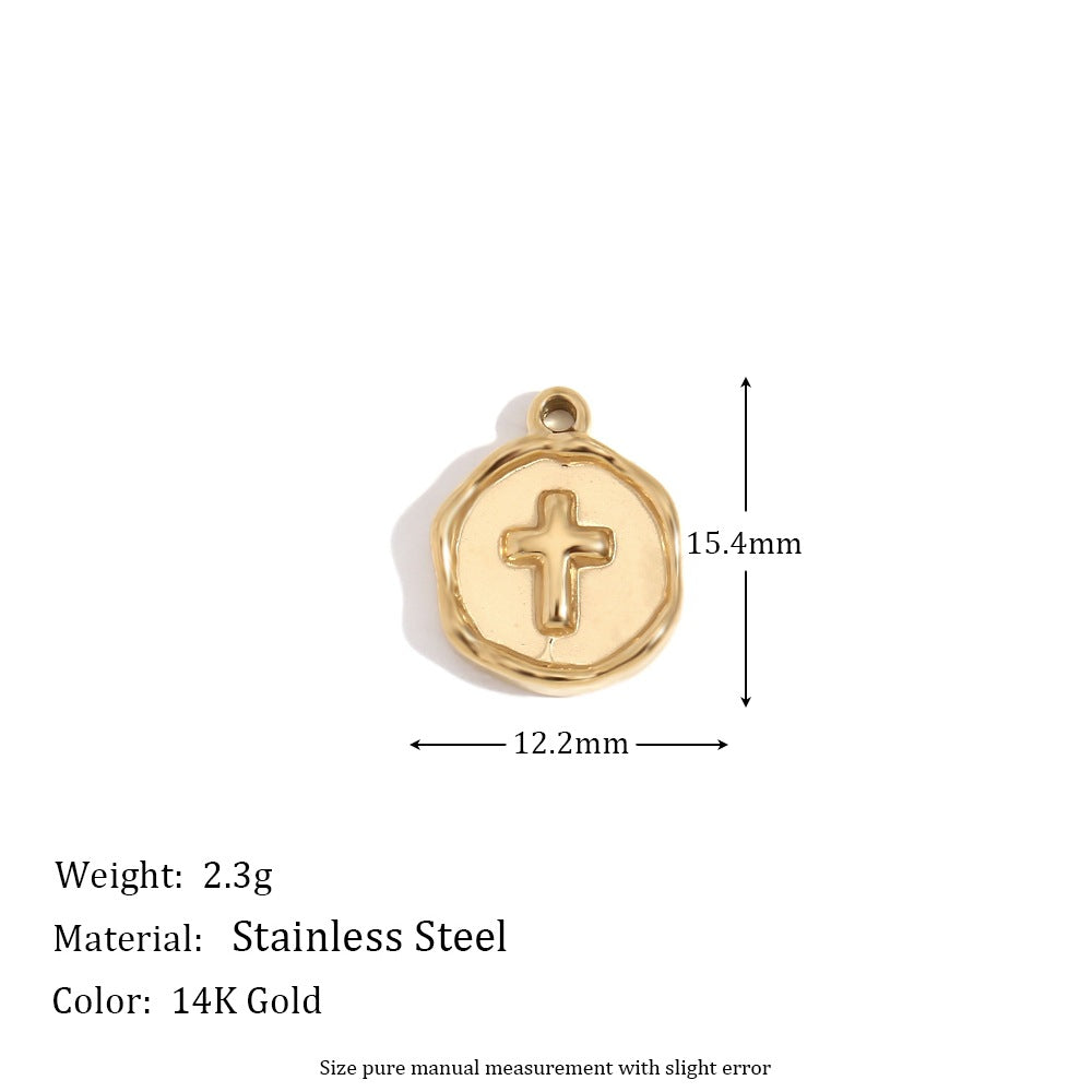 1 Piece 304 Stainless Steel 14K Gold Plated Geometric Jewelry Accessories Pendant