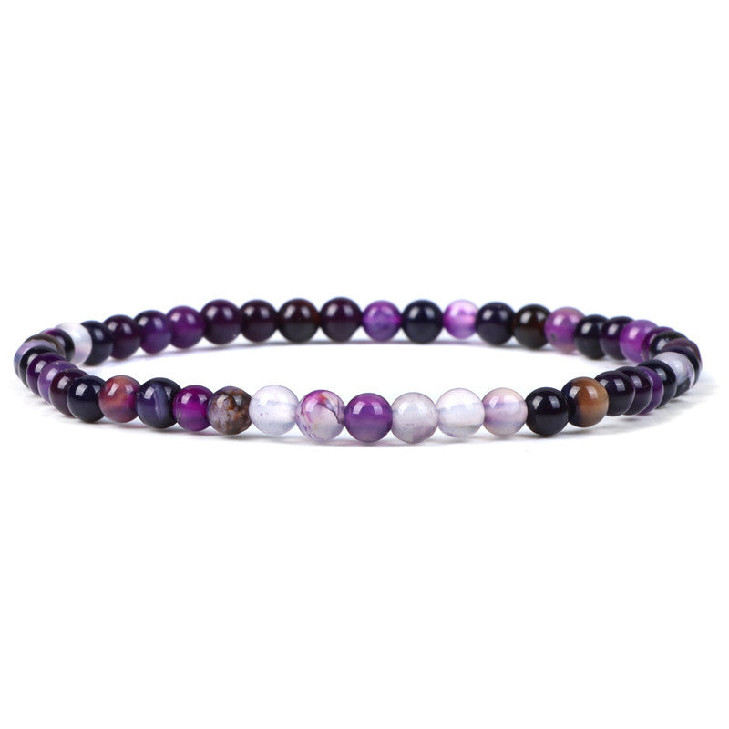 Casual Retro Geometric natural stone Agate Bracelets In Bulk