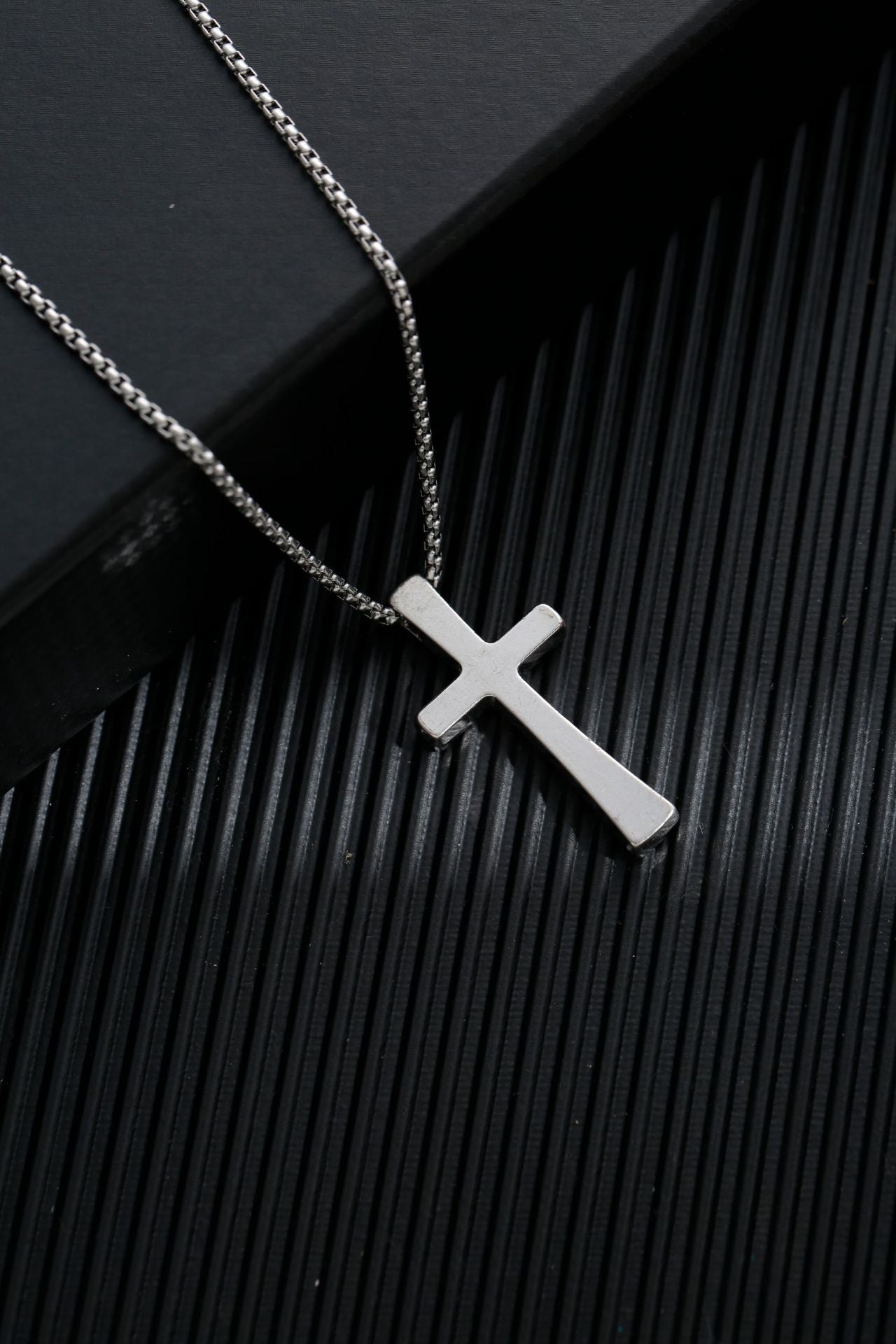 Titanium steel sweater chain men's necklace