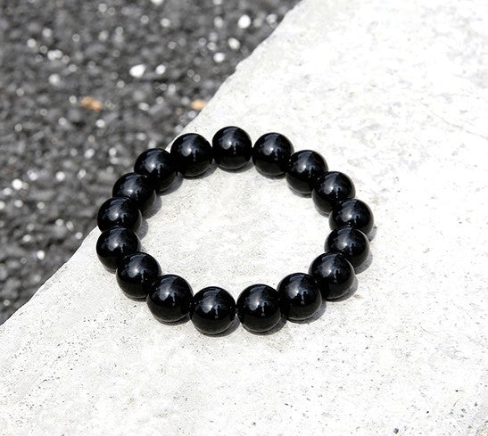 Pulsera elástica de doce constelaciones para hombre, pulsera de ojo de tigre amarillo natural 