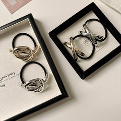 Unisex Simple Style Geometric Alloy Hair Tie