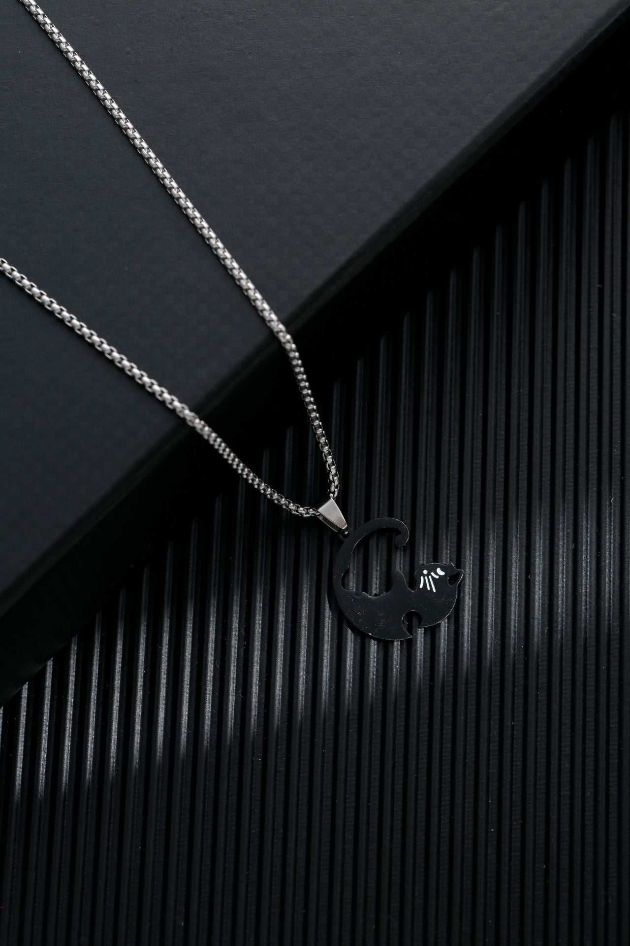 Titanium steel sweater chain men's necklace