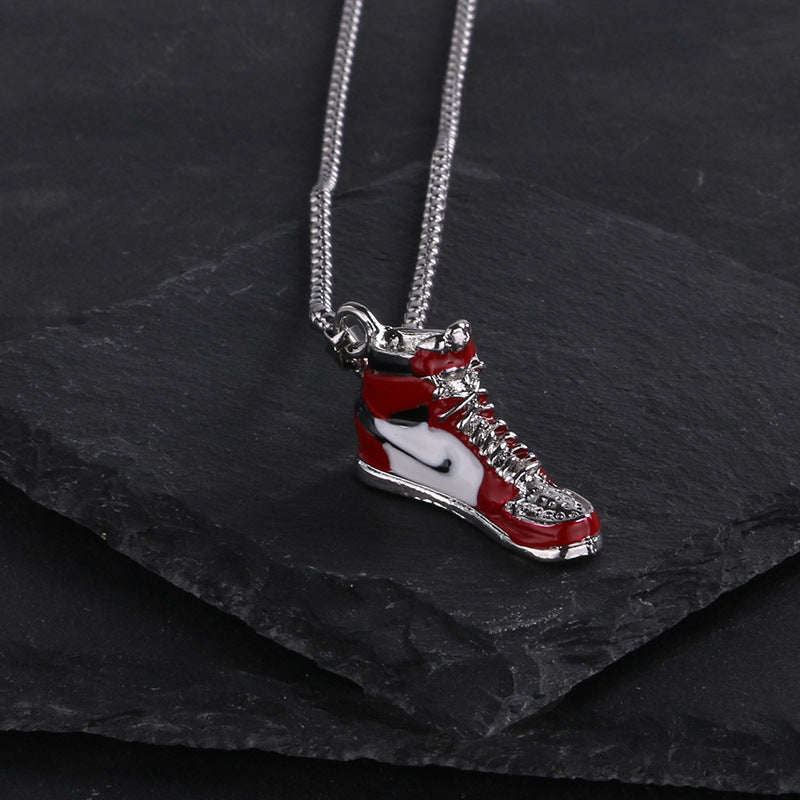 Titanium steel necklace men's hip hop street alloy pendant