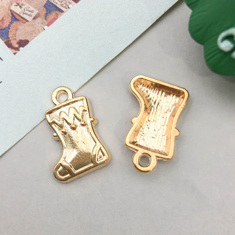 21 Models Per Model 1, 21/Pack 12 * 23mm 17*14mm 8*19mm Zinc alloy Christmas Tree Santa Claus Snowflake Pendant Jewelry Accessories