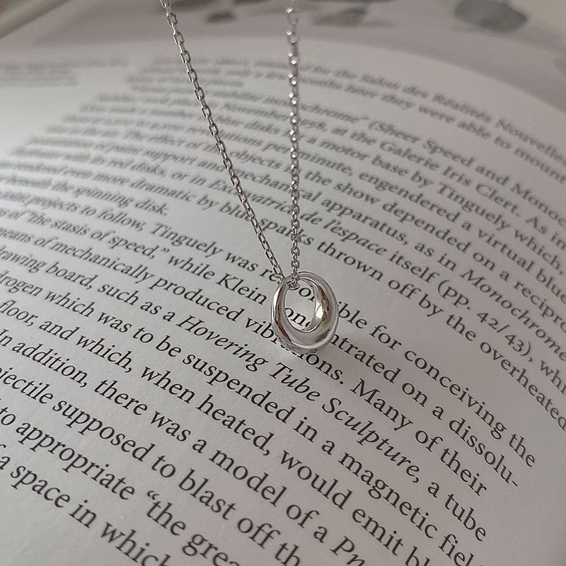Collar versátil de perlas para mujer, cadena de clavícula que no se decolora, joyería 