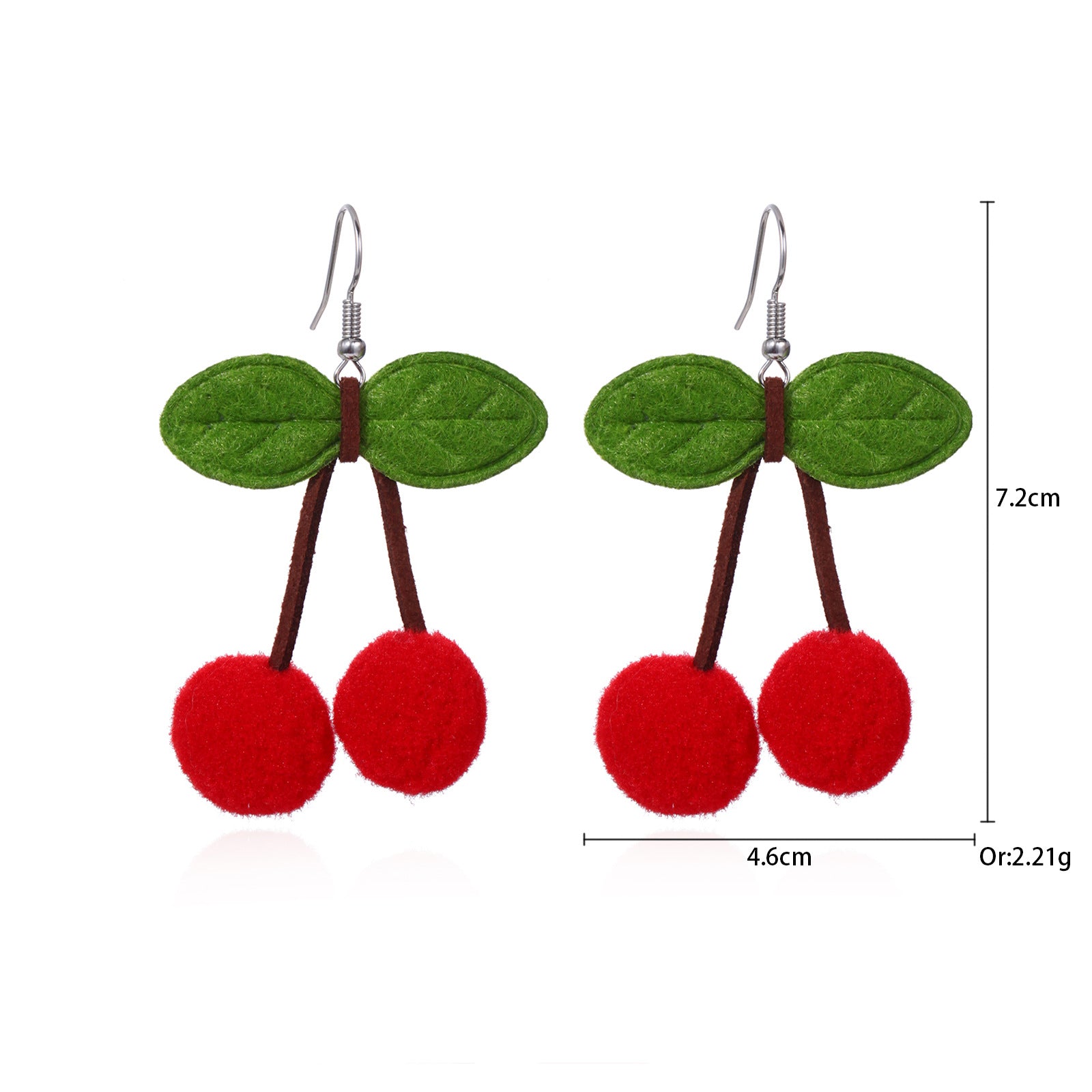 3 pares por modelo Lindos pendientes colgantes de aleación de zinc con forma de campana y corona de árbol de Navidad 