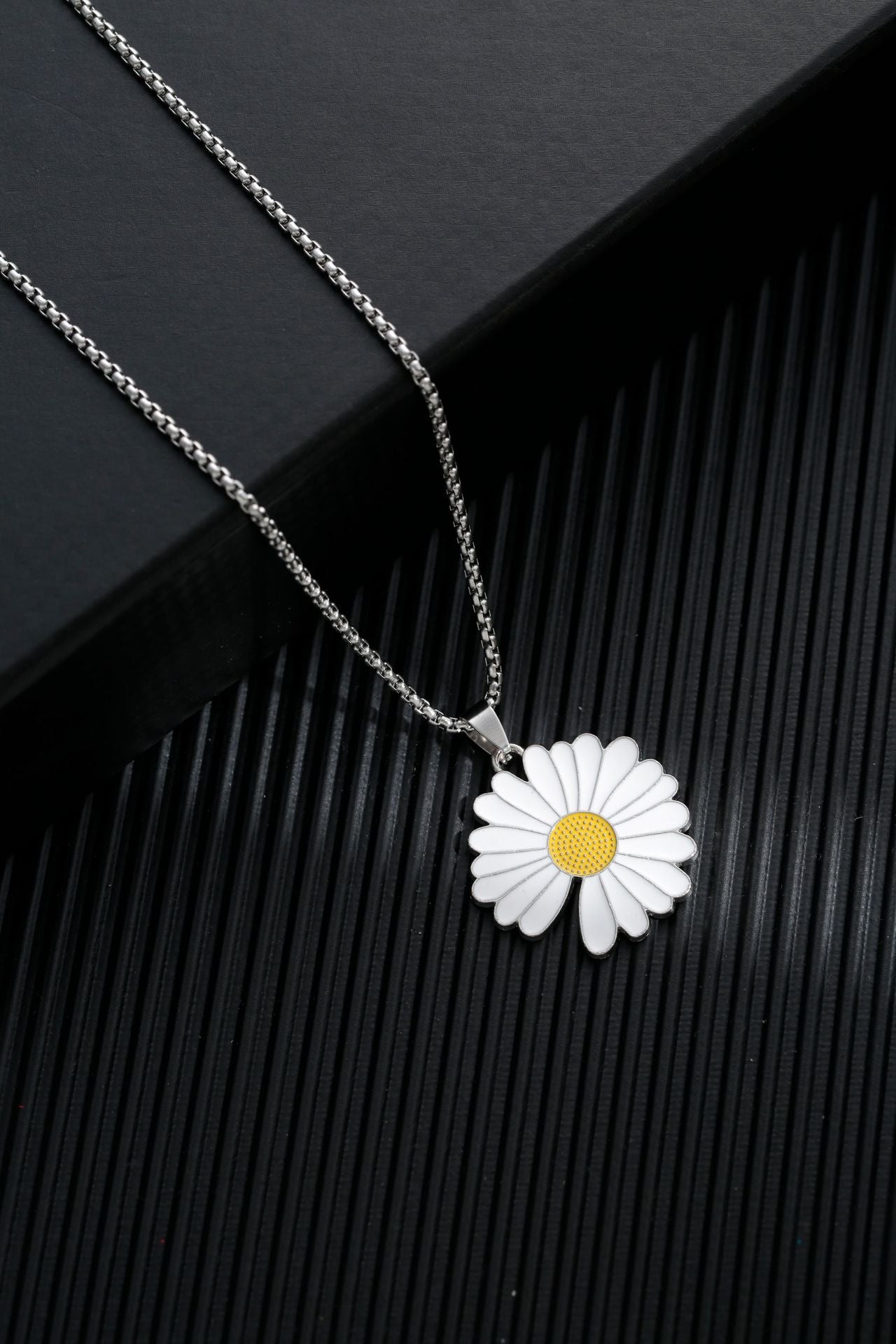Titanium steel sweater chain men's necklace