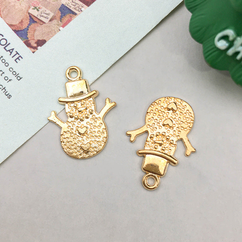 21 Models Per Model 1, 21/Pack 12 * 23mm 17*14mm 8*19mm Zinc alloy Christmas Tree Santa Claus Snowflake Pendant Jewelry Accessories