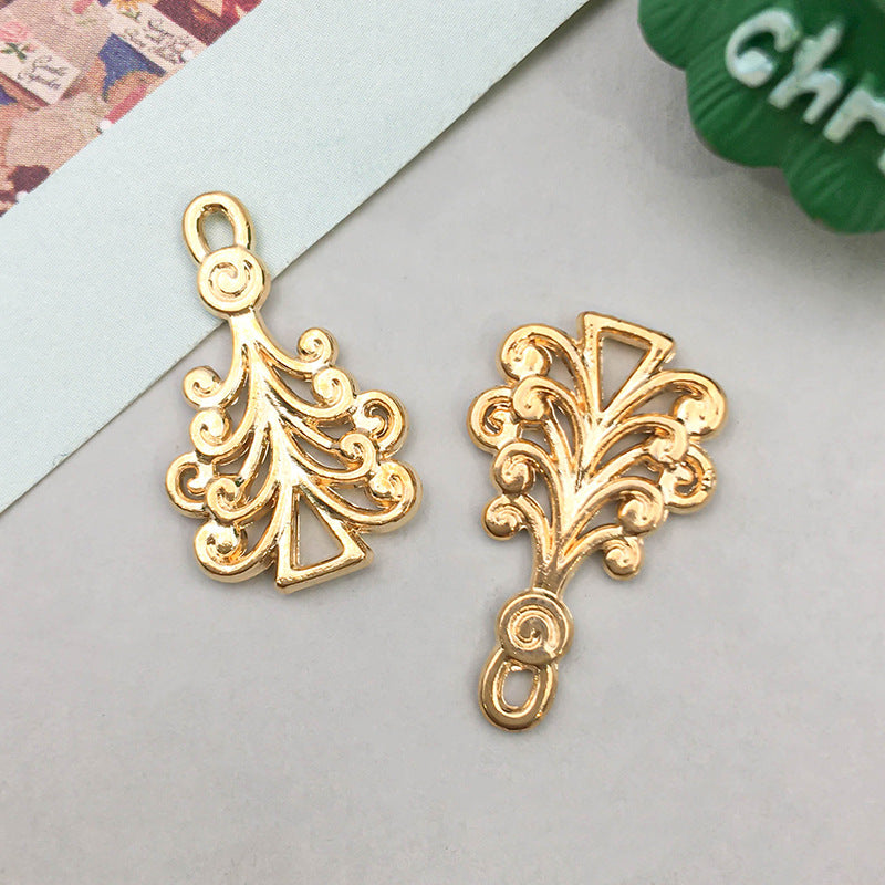 21 Models Per Model 1, 21/Pack 12 * 23mm 17*14mm 8*19mm Zinc alloy Christmas Tree Santa Claus Snowflake Pendant Jewelry Accessories