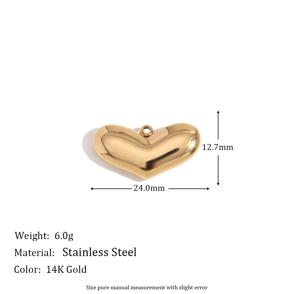 1 Piece 304 Stainless Steel 14K Gold Plated Geometric Jewelry Accessories Pendant