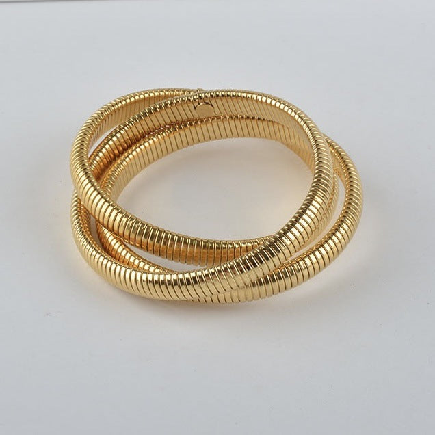 Simple Style Classic Style Solid Color Alloy Wholesale Bangle